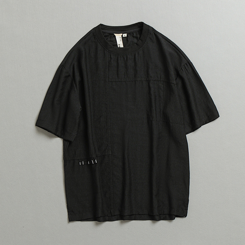 Short-sleeved Cool Smooth Half-sleeved Casual Men's Loose Fashion T-shirt